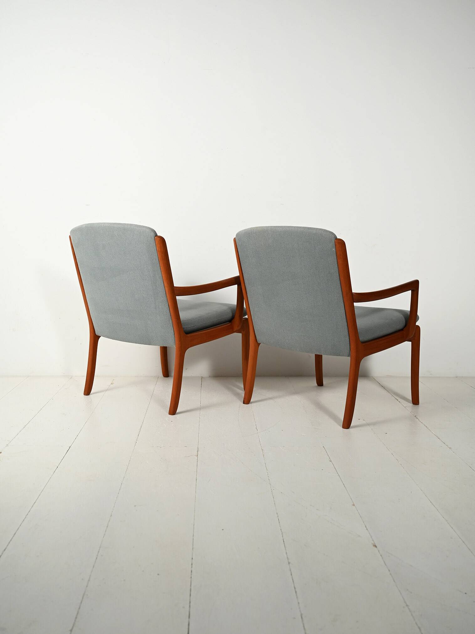 Paire de fauteuils Senator d'Ole Wanscher pour Cado