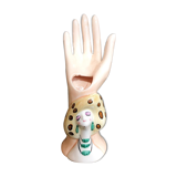 Hand baguier woman in hat