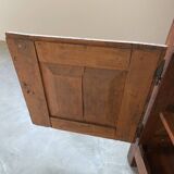 Jam cabinet, folk art furniture, oak, 19th century