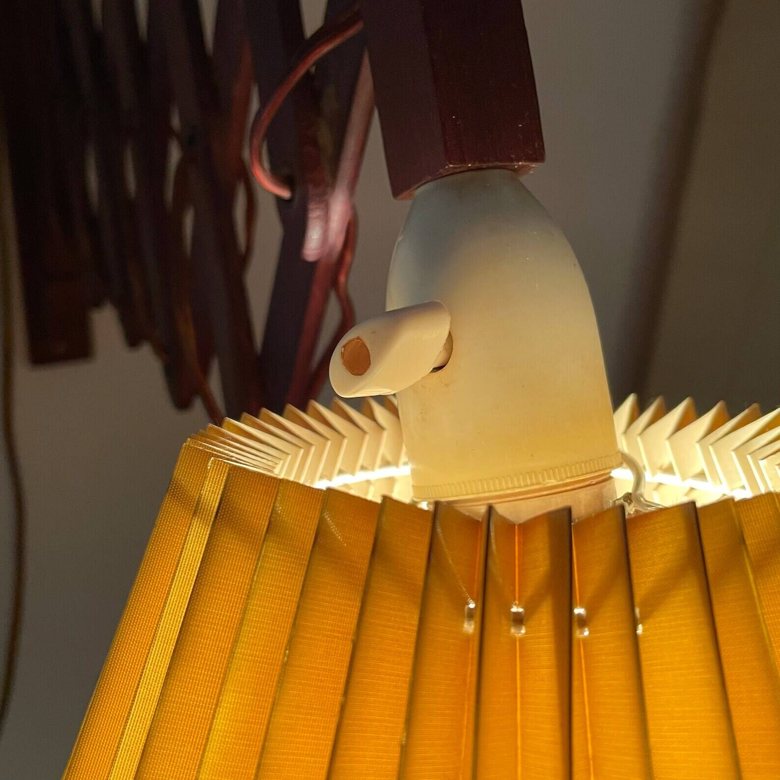 70s Danish vintage scissor lamp