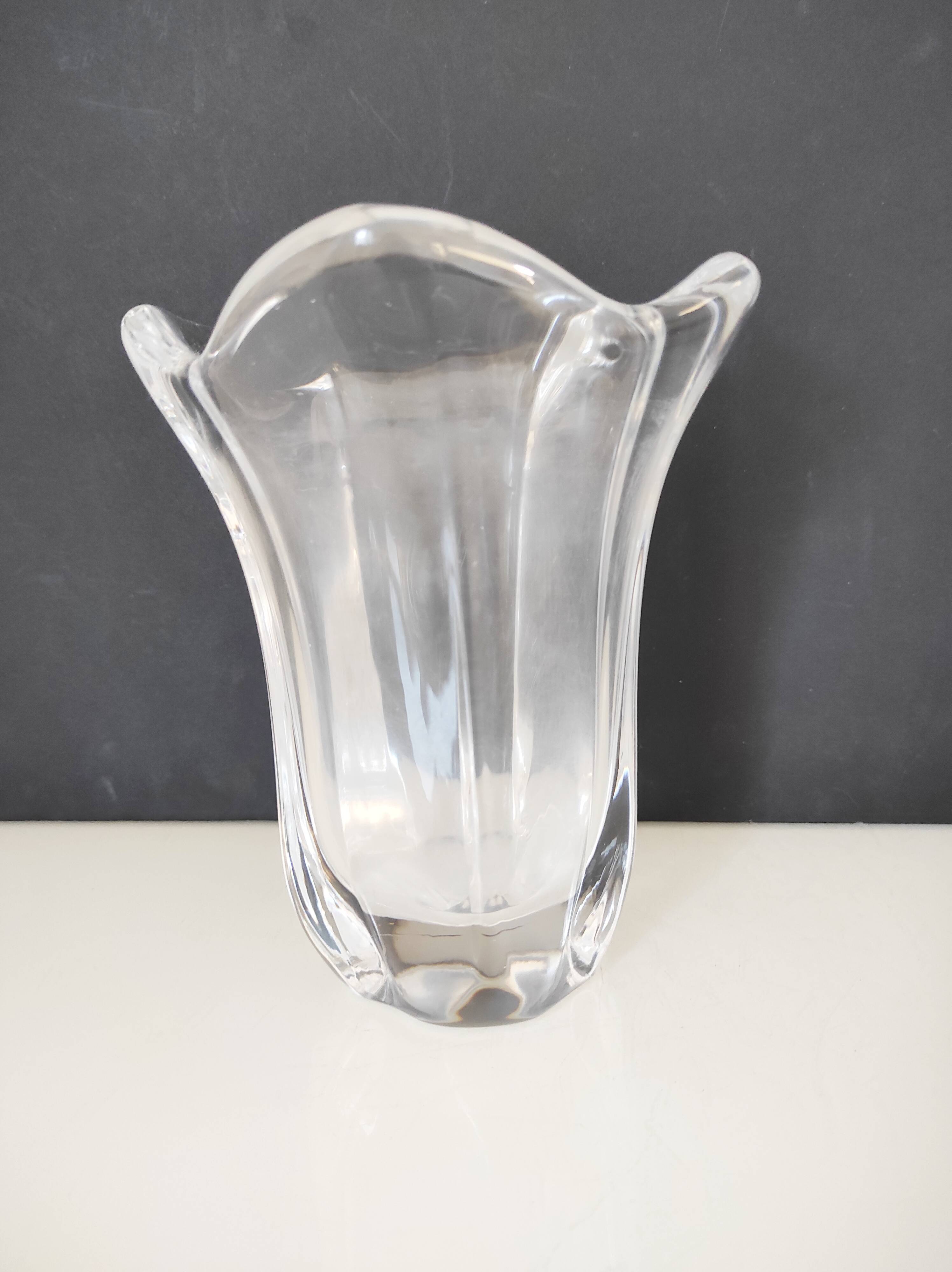 Daum France crystal vase