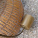 Vintage suspension "colonial" style in rattan and wicker