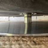 Curl armchair in red leather by Roche Bobois