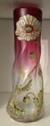 Vase verre émaillée Legras