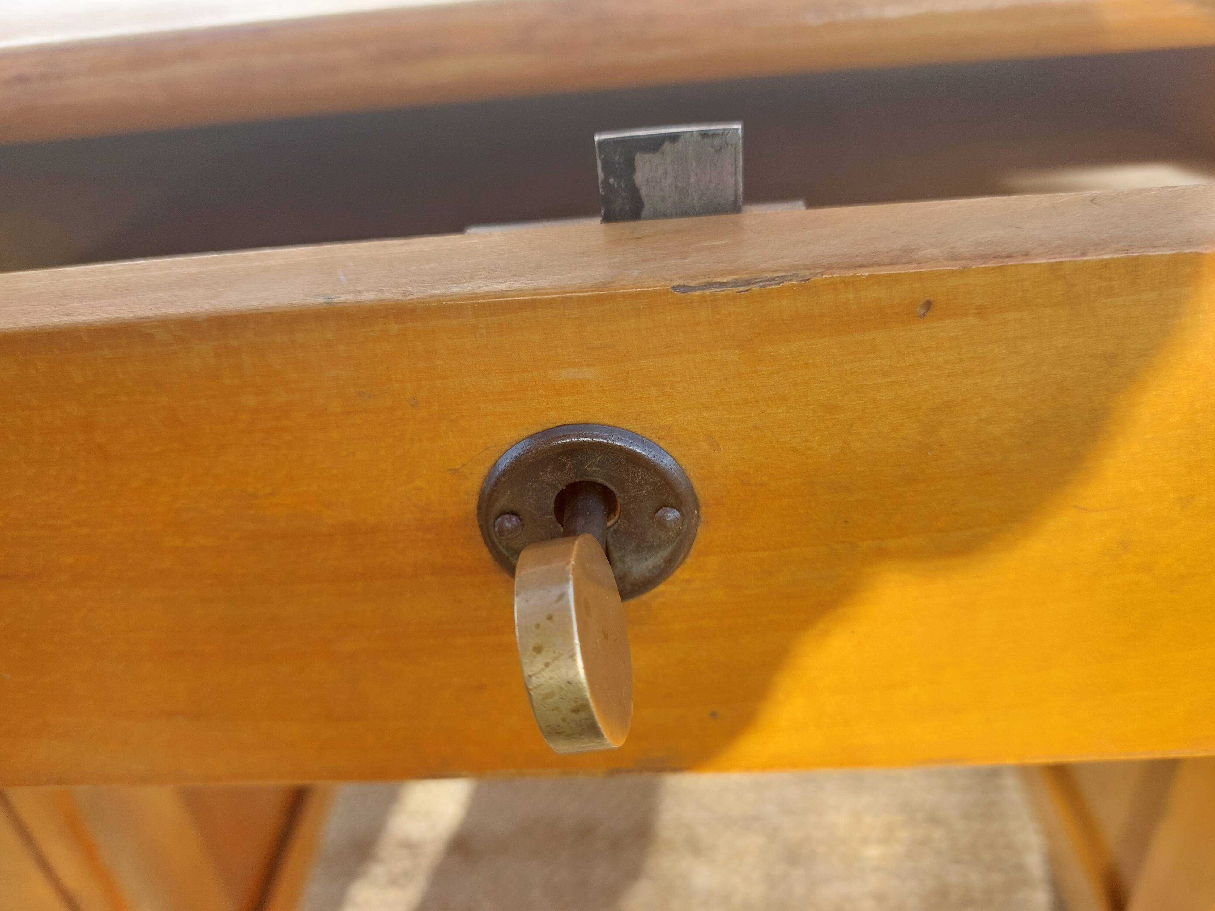 Vintage schoolmaster's desk