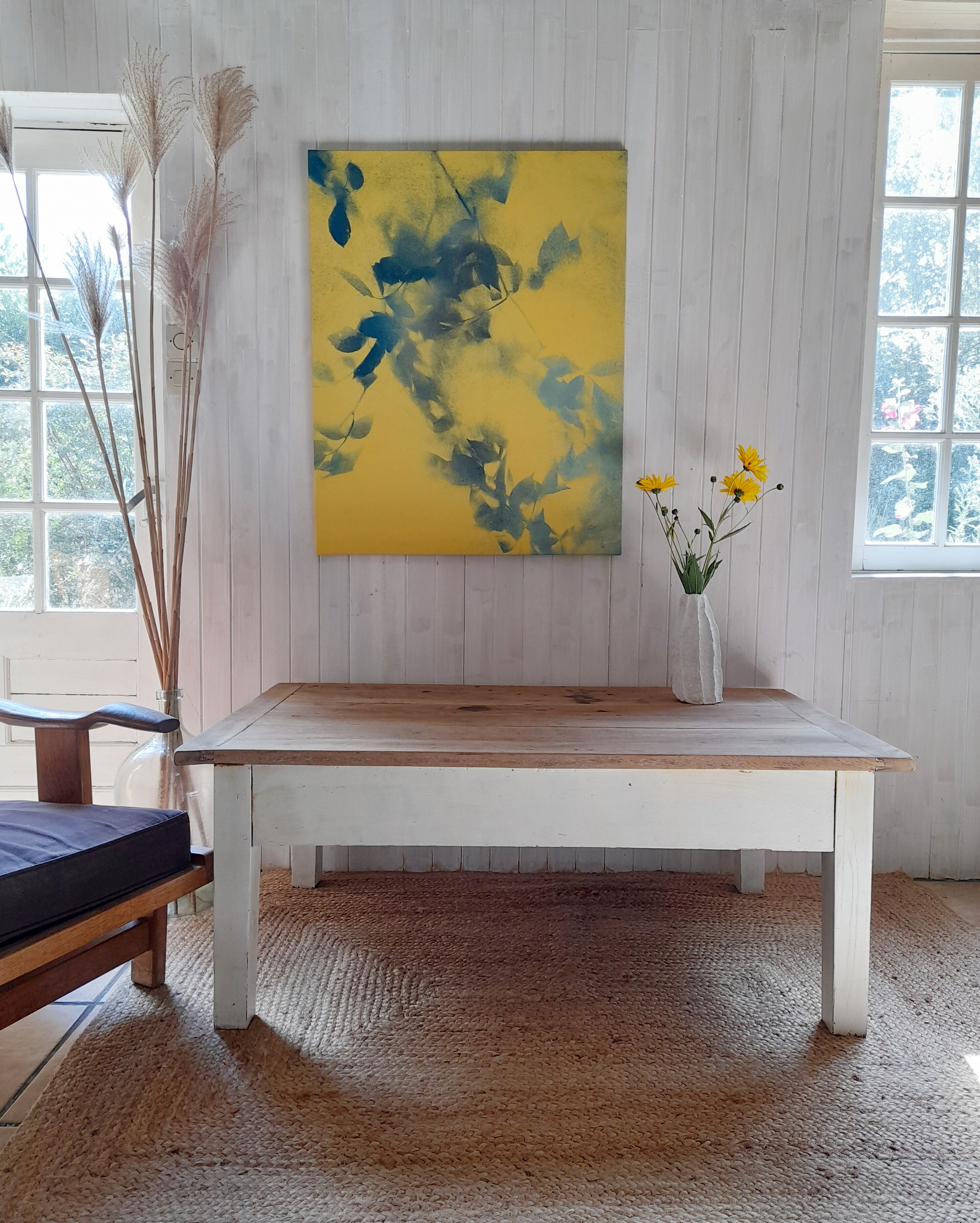Table basse de ferme
