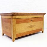 Solid wood chest