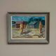 Original Swedish Oil On Panel – “Landscape With Barns”