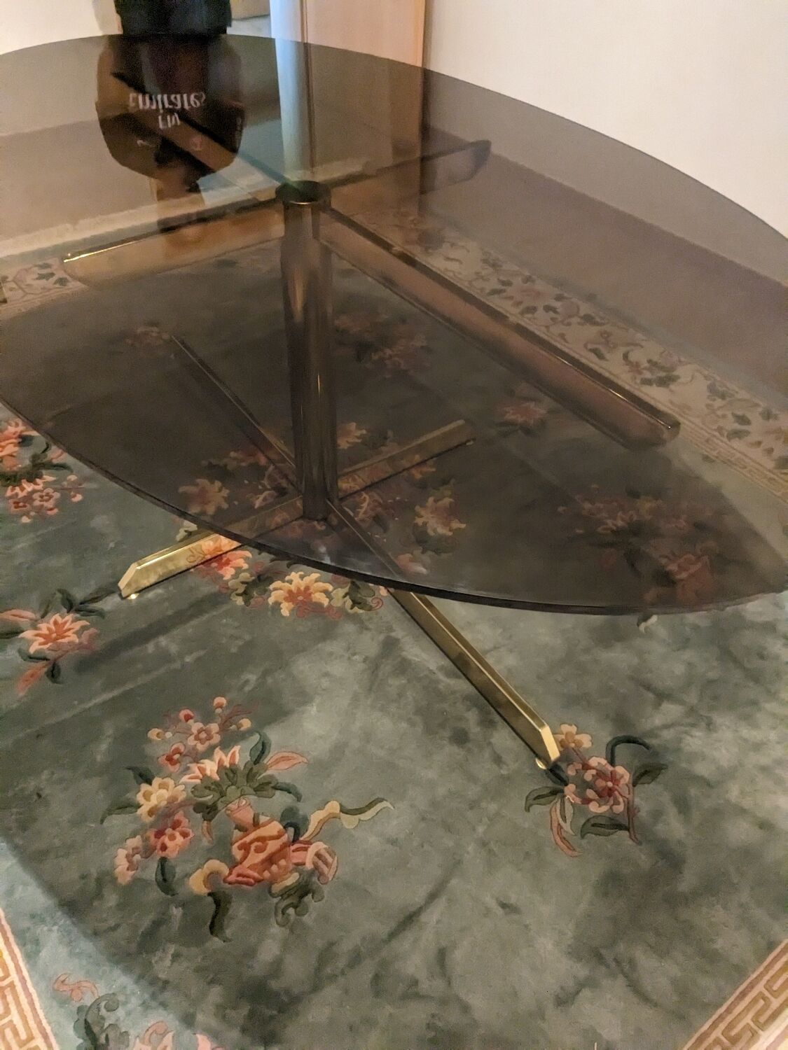 Oval dining table Roche Bobois