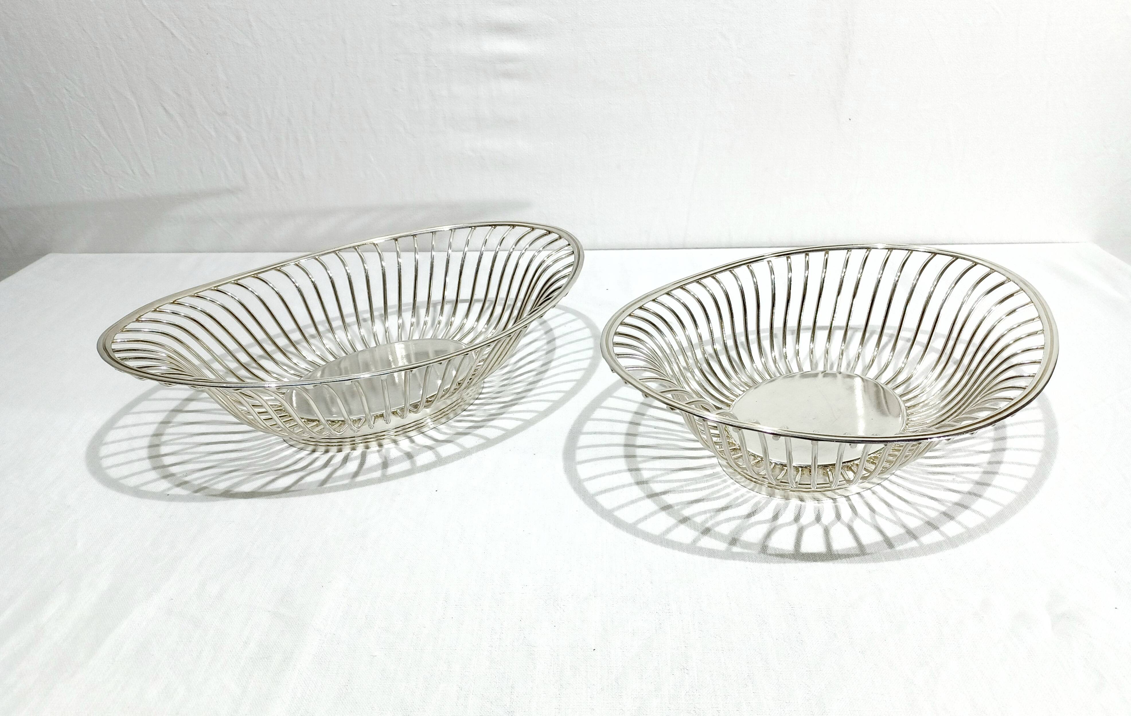 SILVER METAL BANQUETTE CHRISTOFLE GALLIA COLLECTION