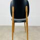 4 chaises Pégases Baumann, noires, années 60