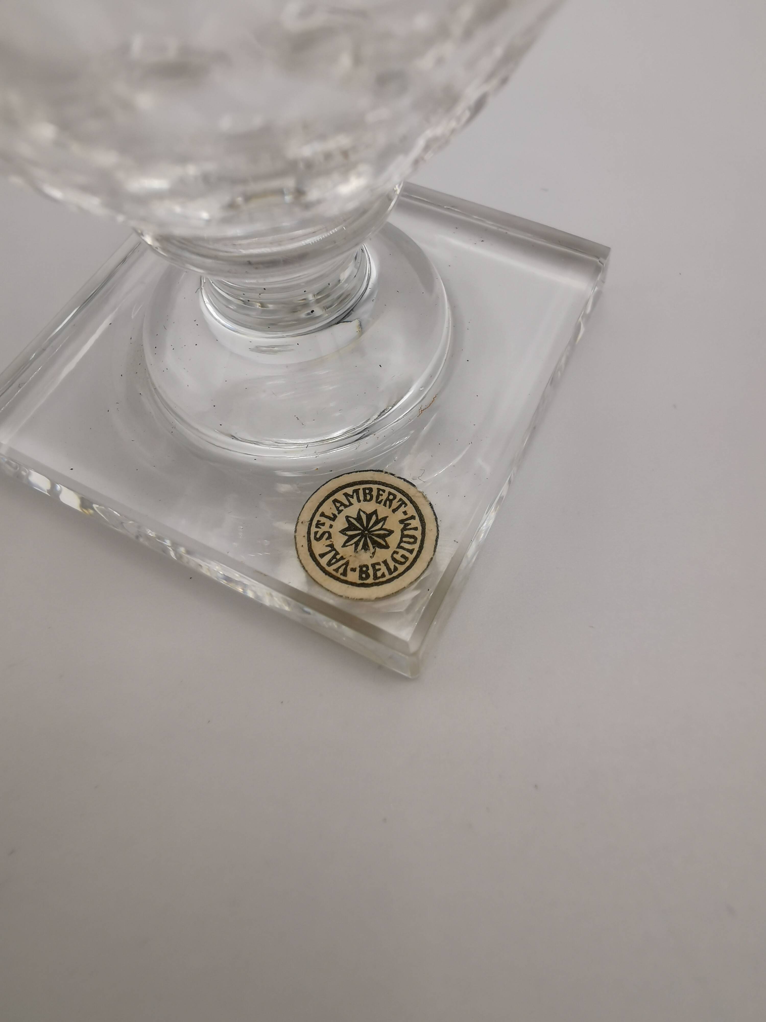 Crystal service from Val Saint Lambert