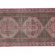 Vintage Turkish hallway rug 115x302 cm