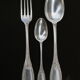 Housewife 37 pieces in silver metal Empire style