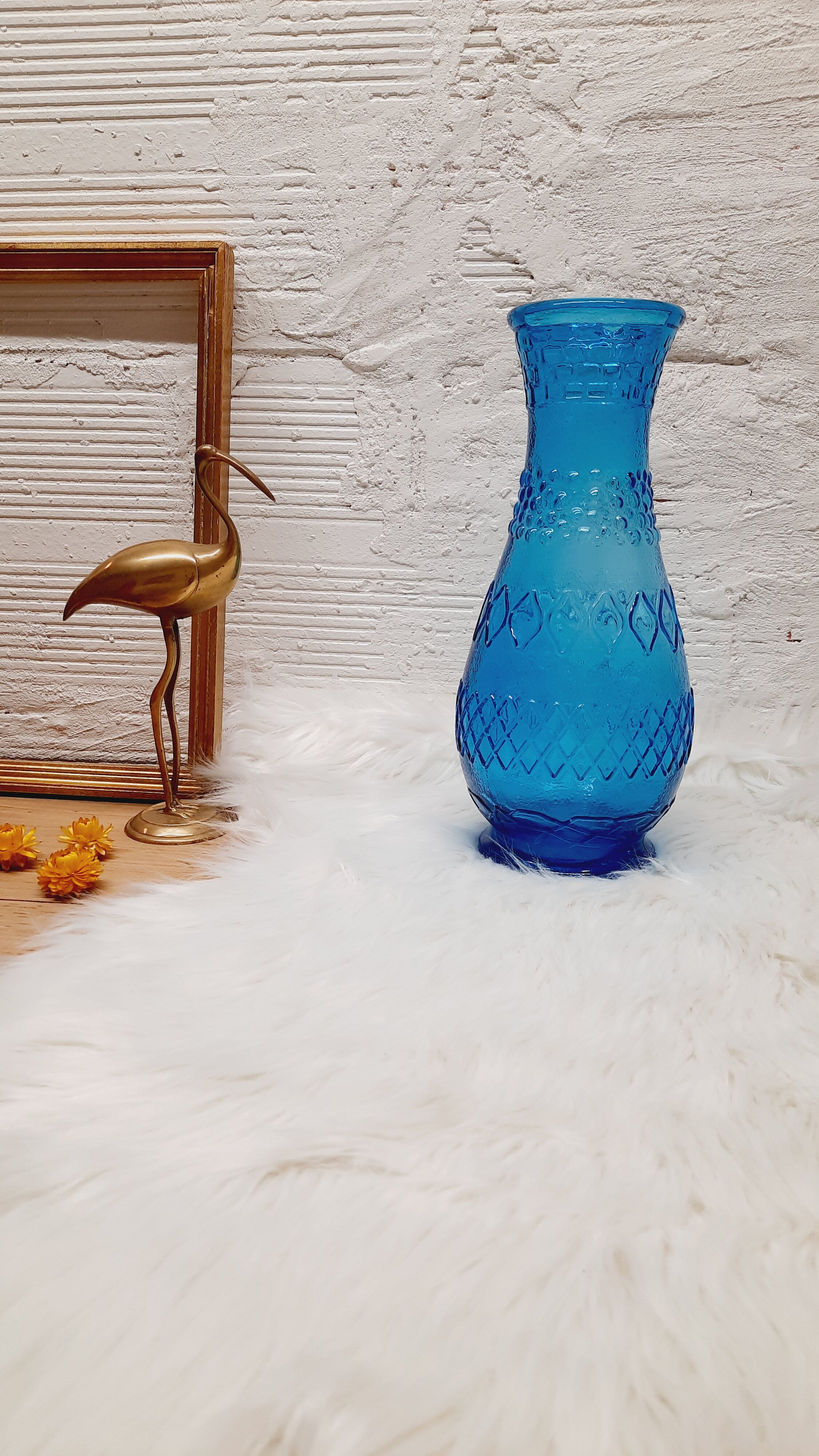 Cobalt blue Empoli vase
