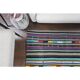 Vintage Turkish Oushak Handmade Wool Cotton White Kilim Area Rug 132x222
