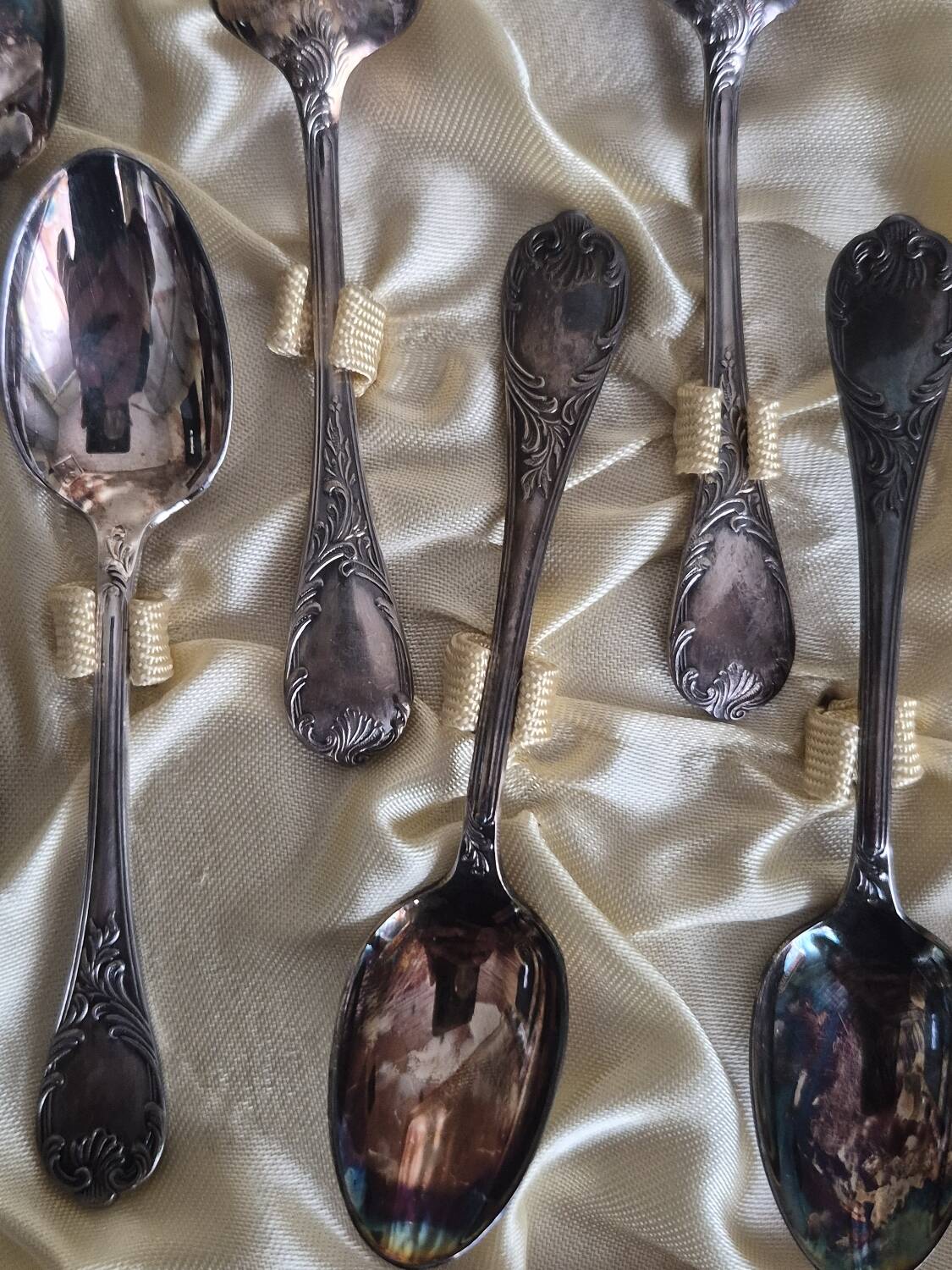 12 small mocha spoons Christofle Marly