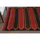 1970s vintage Turkish hand-knotted wool cotton red runner rug 118x330