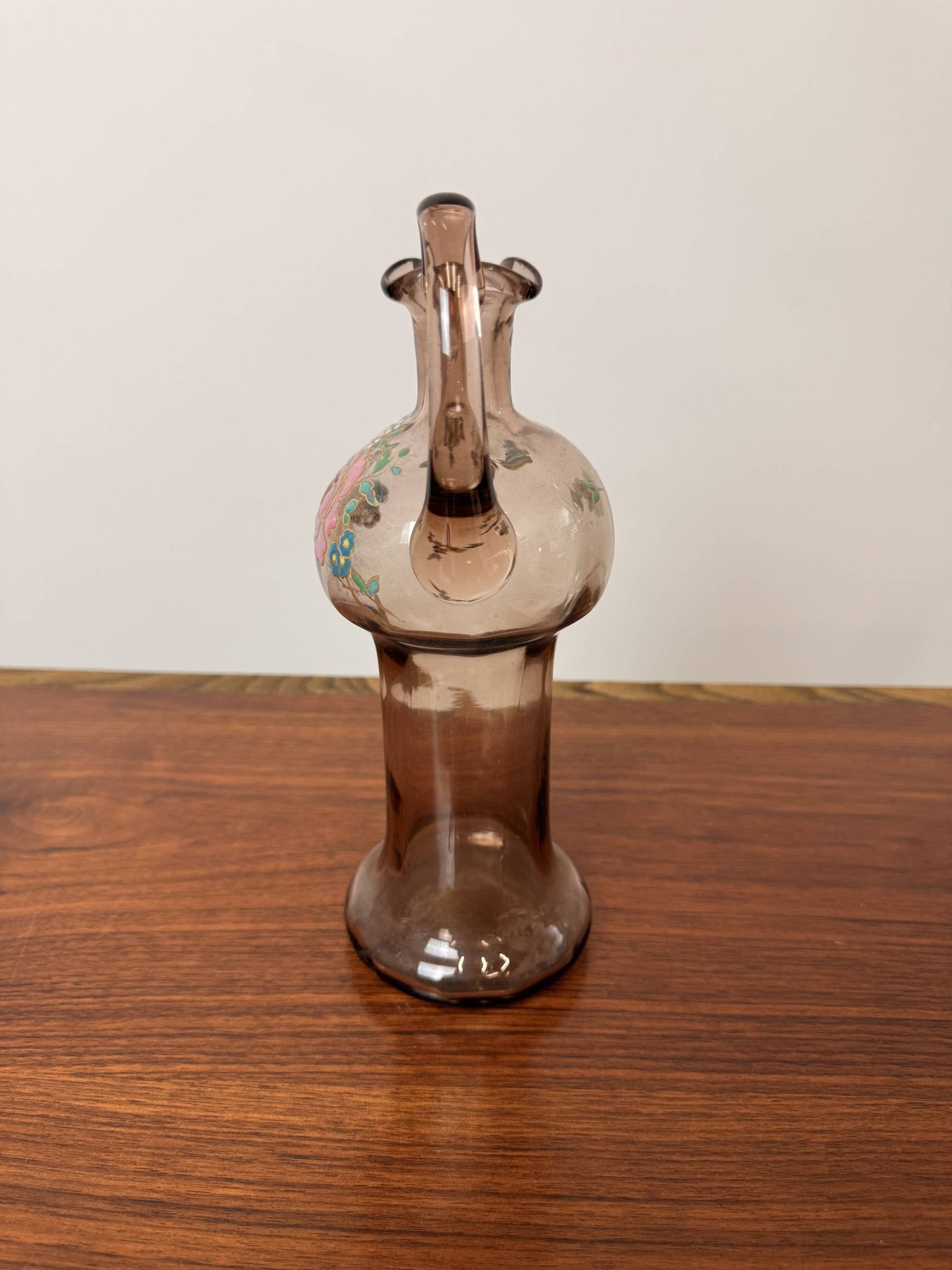 Old Legras jug – Enamelled glass – Art Nouveau