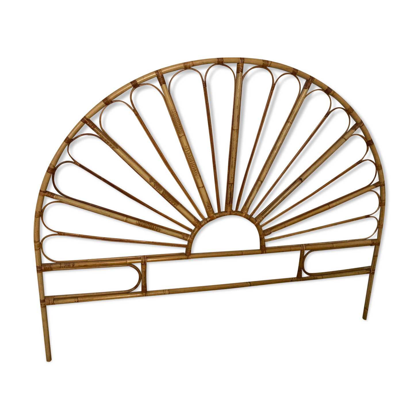 Headboard 2 people shape peacock