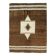 Vintage Turkish Hand-Knotted Wool Cotton Brown Kilim Area Rug 148x198