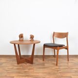 Mid-century danish teak & leather dining chair by P.E. Jørgensen for Farsø Stolefabrik, 1960s