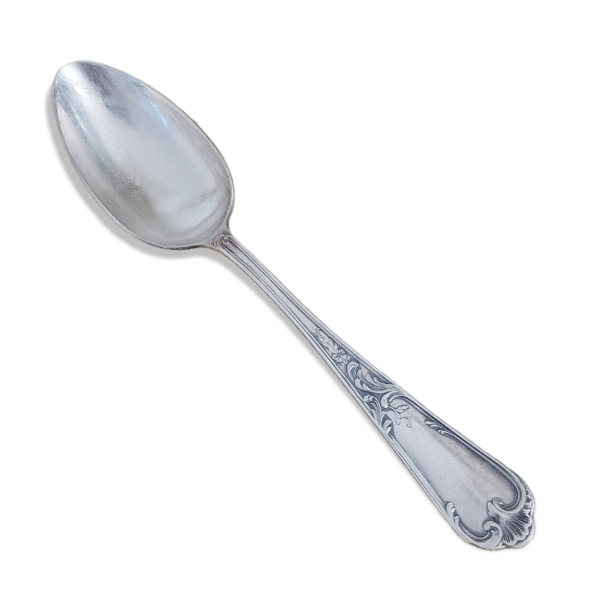 Grosse cuillère en métal argenté