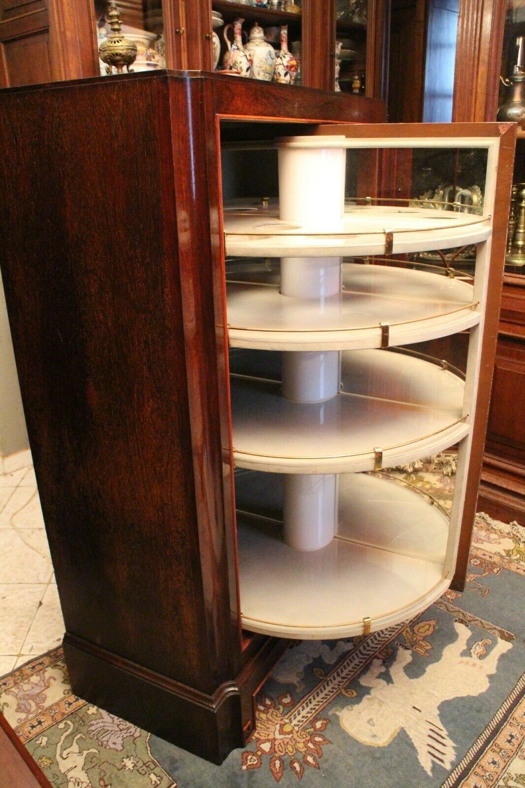 Cabinet in trompe l'oeil furniture bar decorated Far East China