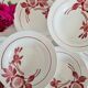 Set of 6 hollow plates old Fenal Frères