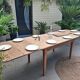 No53 table de ferme avec rallonges