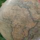 Ancien grand globe terrestre Lebègue Paris