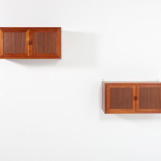 Set of 2 Danish wall cabinets by Johannes Andersen, 1960s