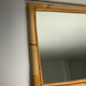 Miroir en rotin vintage