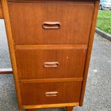 Scandinavian teak desk 1970 Denmark