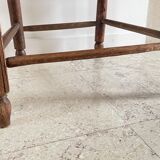 Low straw chair country style