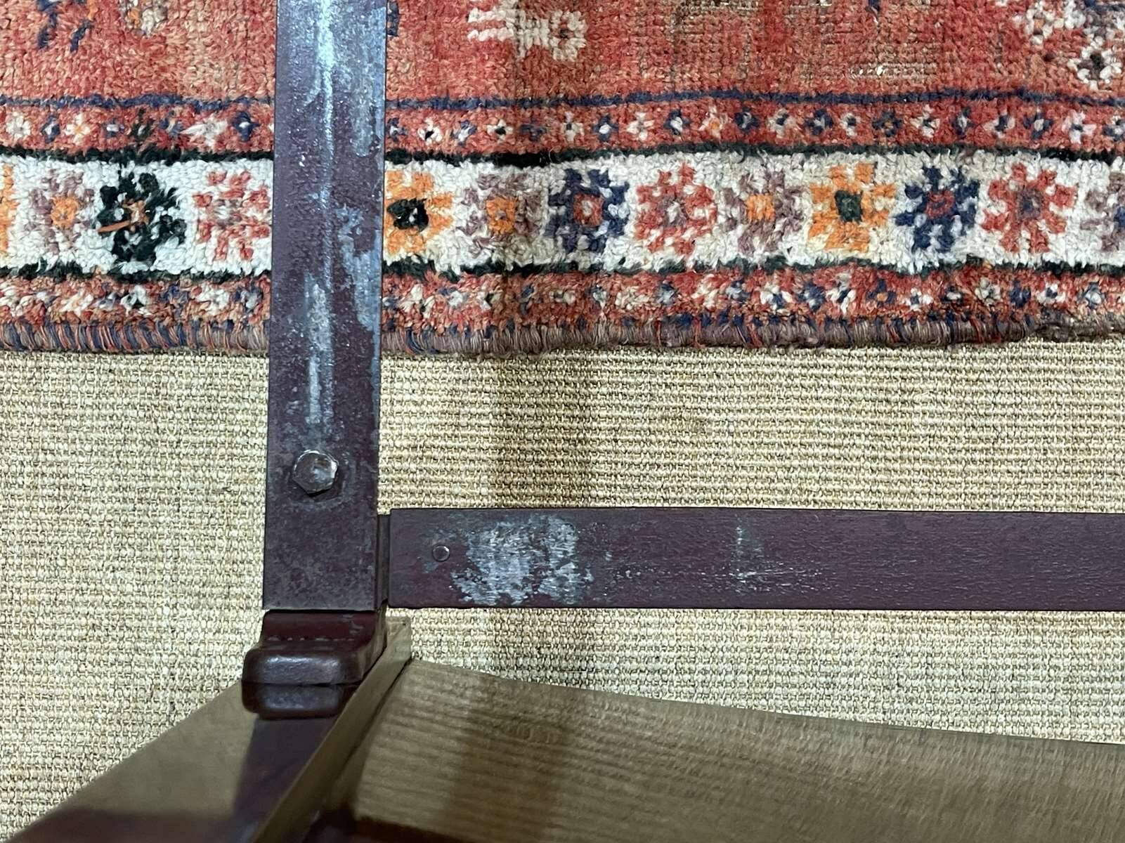 1930s English burl walnut bed