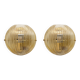 Pair of Vistosi Modern Murano Glass Sconces