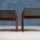 Cache-Pot Minimaliste Mid-Century en Palissandre, Danemark, 1960s, Set de 2