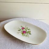 Gien oval serving dish Pompidour model