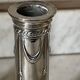 pair of Victorian style silver-plated candlesticks