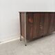 Enfilade in formica imitation rosewood with a chrome base, 1970.