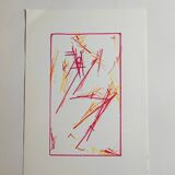 Abstract composition painting