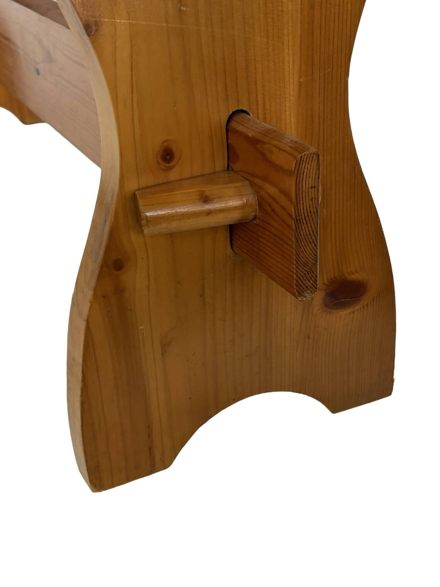 Vintage Pine Bench, 1960s Scandinavian Design small model