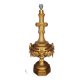 Lampe 90cm bois sculpté doré style Louis XVI