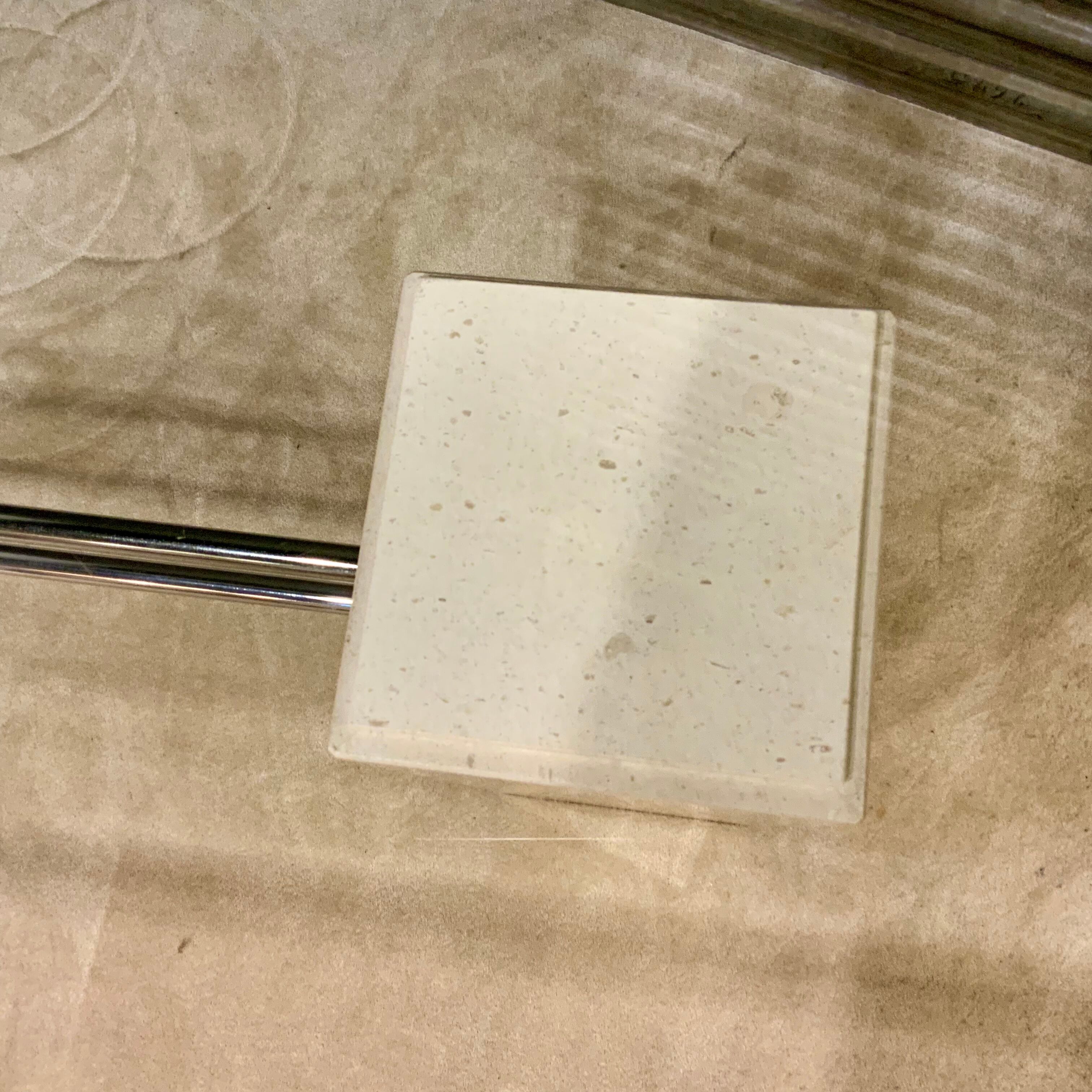 Dining table 1970/80 in travertine