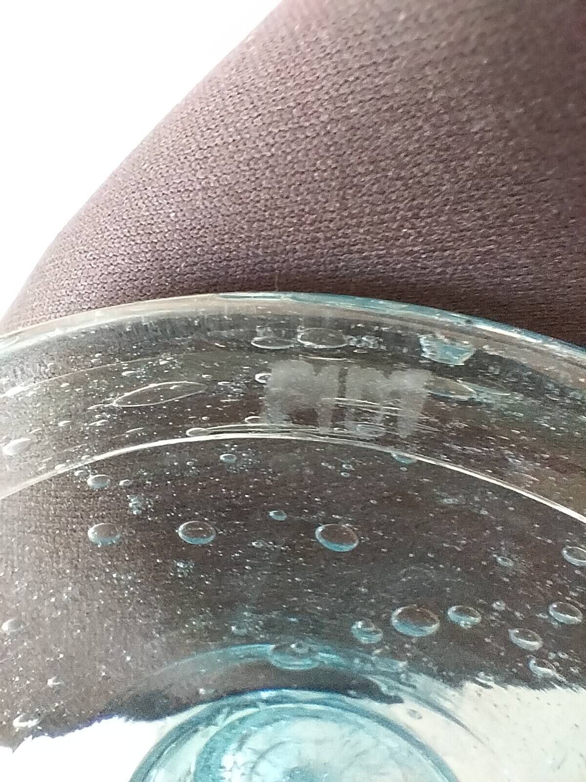 Biot signed tea light holder