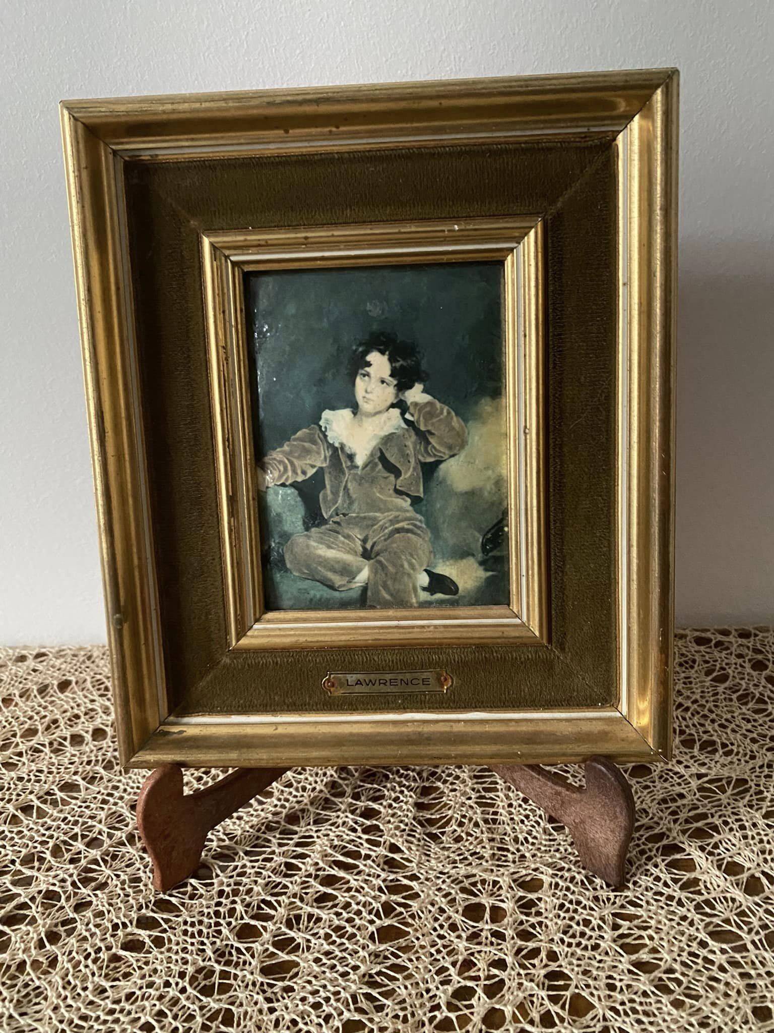 Painting portrait of a child (Miss Murray), reproduction of "Sir Thomas Lawrence"
