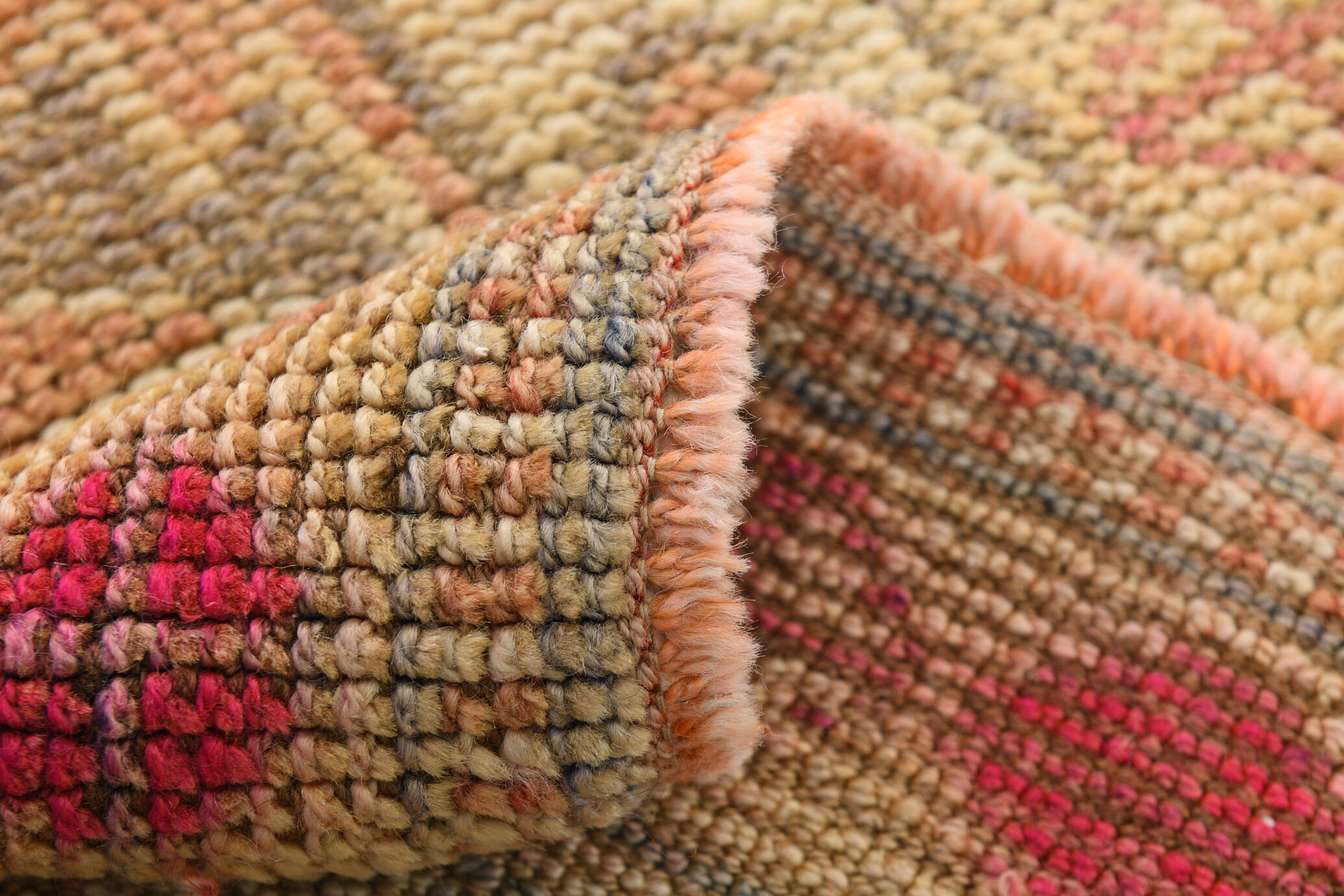 Oushak runner rug 77x386cm