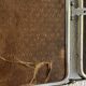 Vintage mirror 1900 triptych barber Le Solide Paris Art Nouveau - 21 x 50