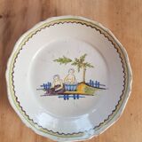 Nevers earthenware plate